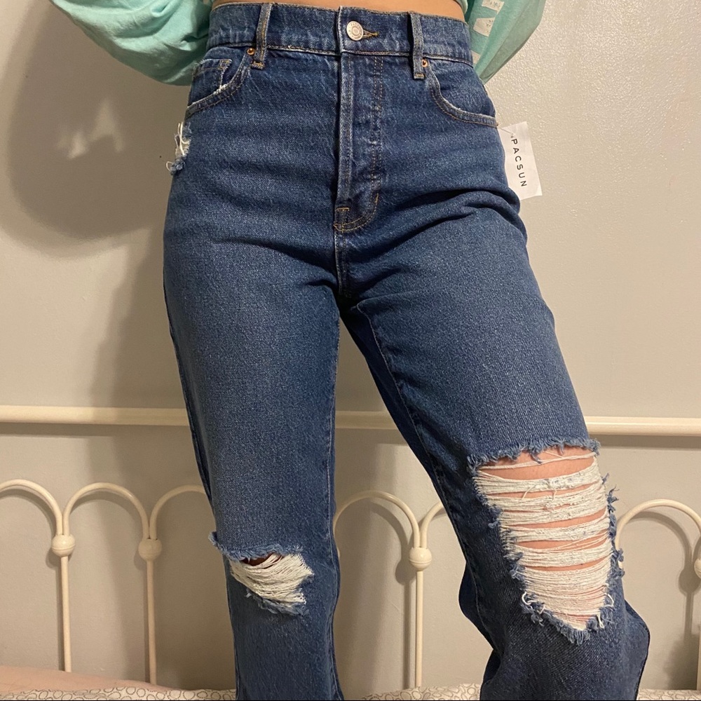 PacSun High Rise Straight Leg Jeans - Picture 5 of 8